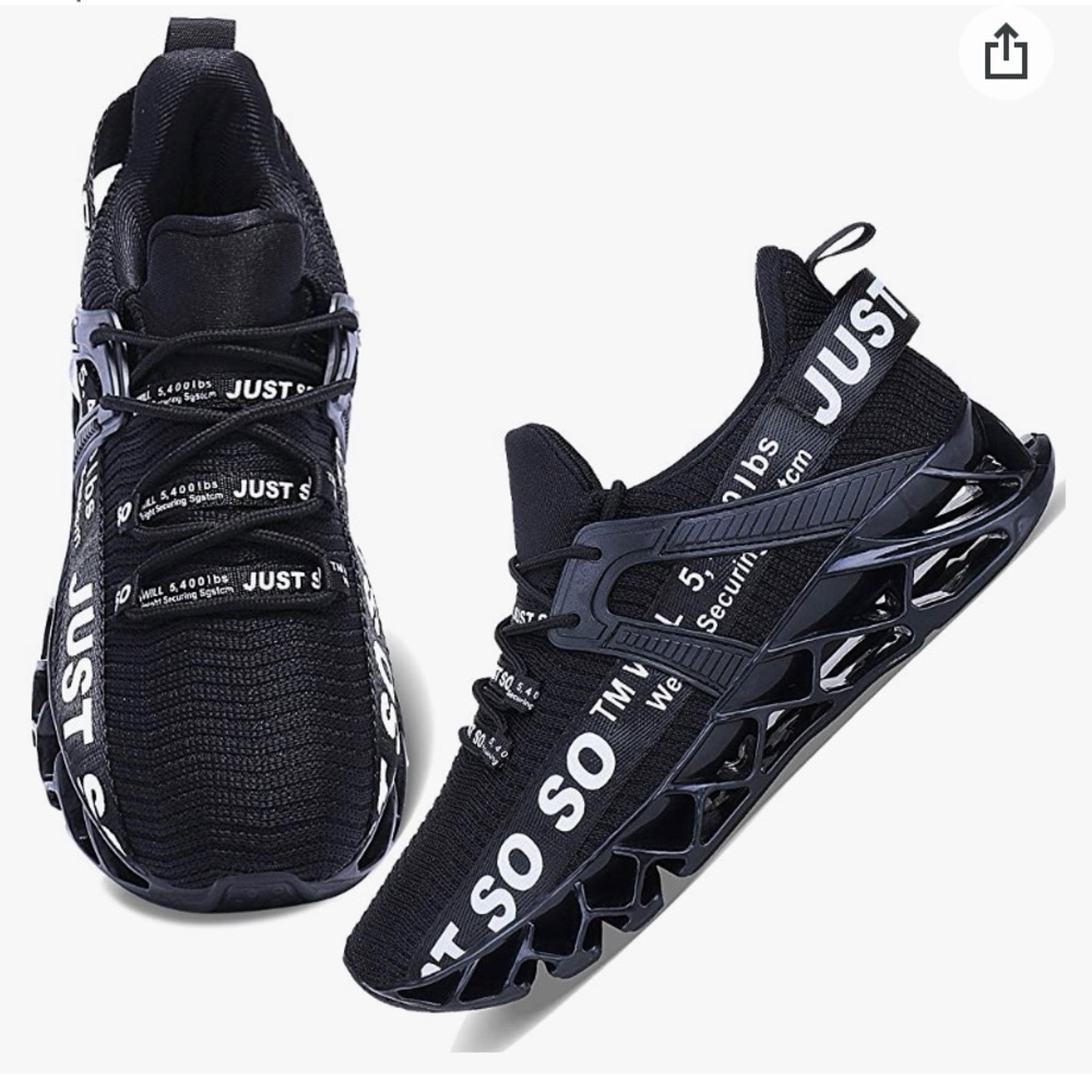 Just So So black sneakers - Size 38 (7.5)
